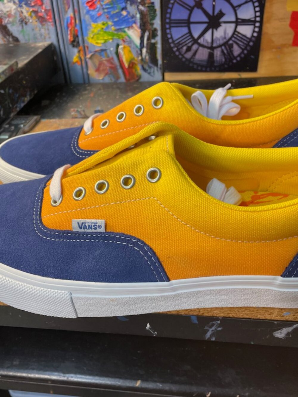 Vans Skate Era Gradient Navy Yellow Size US 11.5 Men New VN000ECRYY0